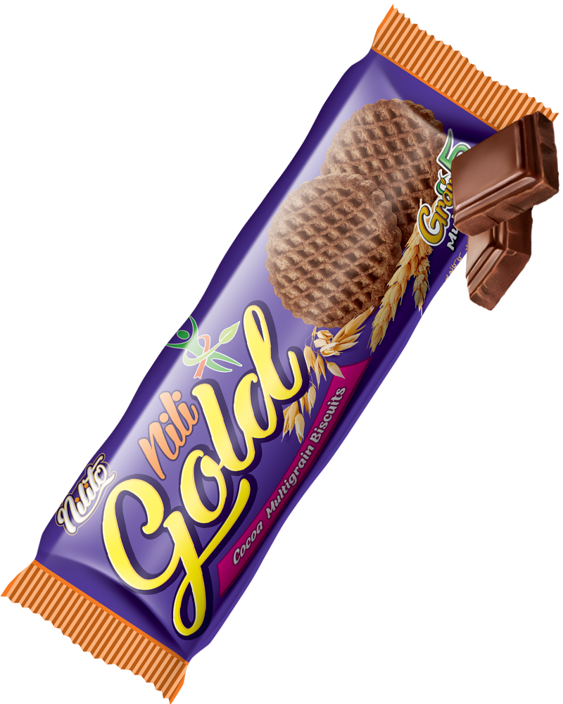 بیسکوئیت چندغله نیلی گلد