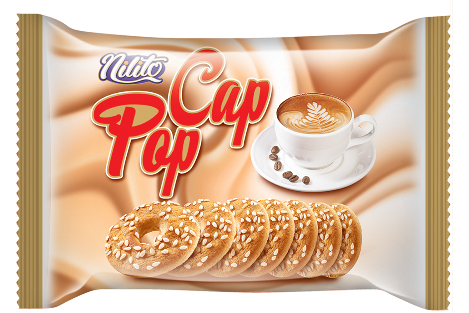 بیسکوئیت حلقه ای پاپ کپ پذیرایی