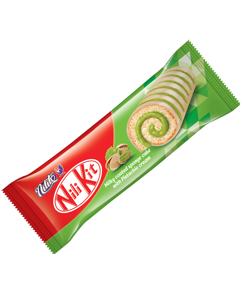 کیک رولی نیلی کیت