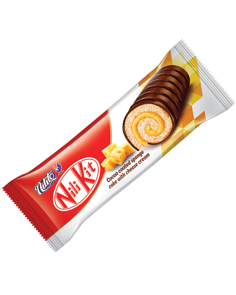 کیک رولی نیلی کیت